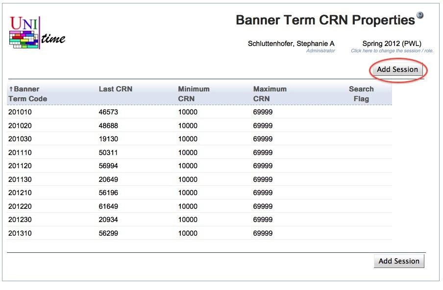 Banner Term CRN Properties