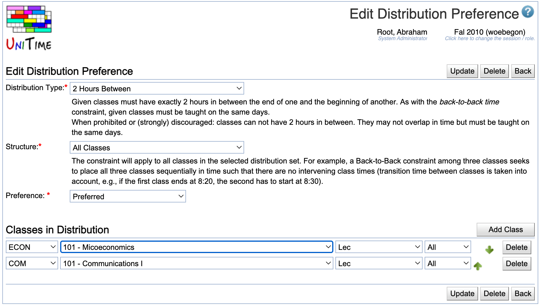 Edit Distribution Preference