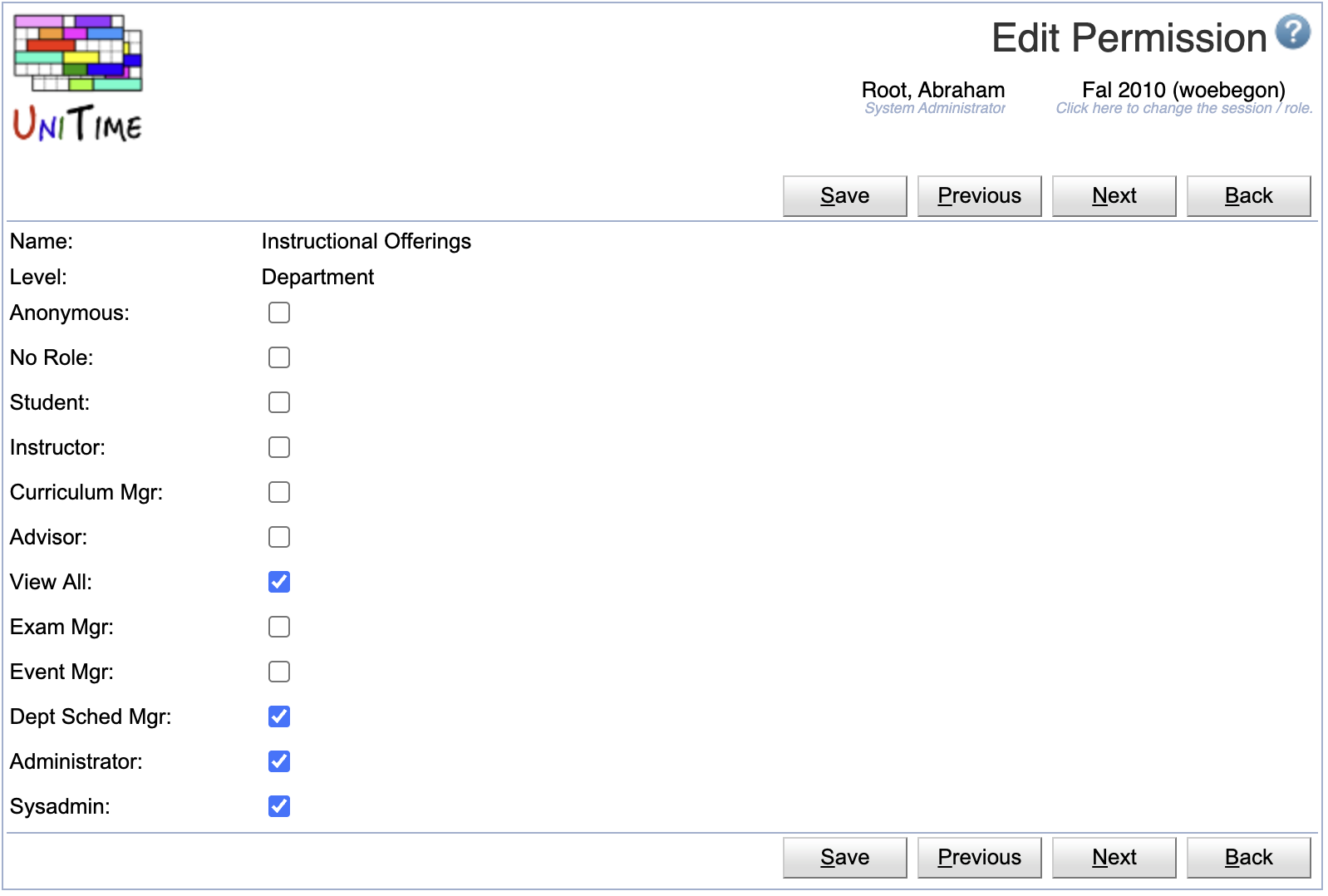 Permissions