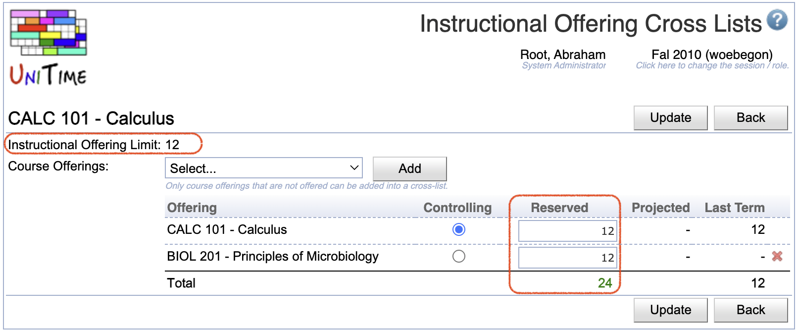Course Timetabling Data Entry Manual