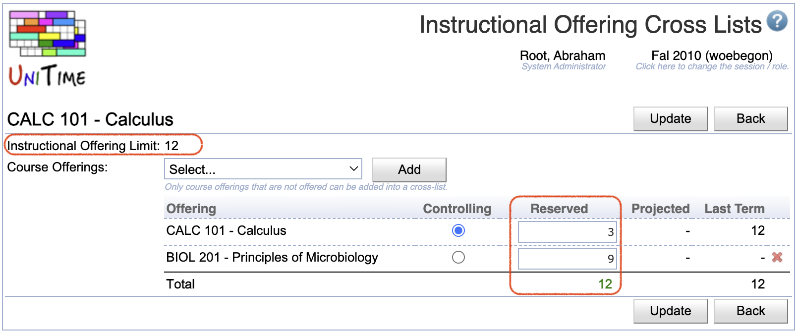 Course Timetabling Data Entry Manual