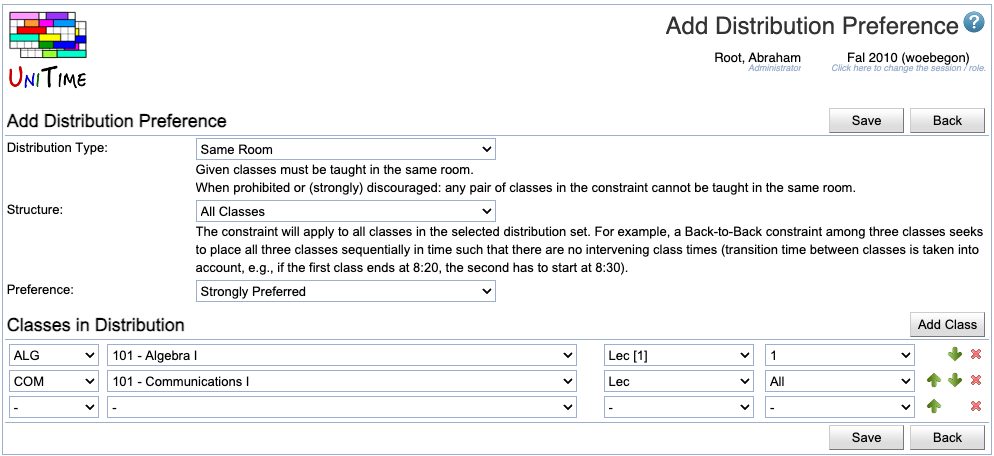Add Distribution Preference