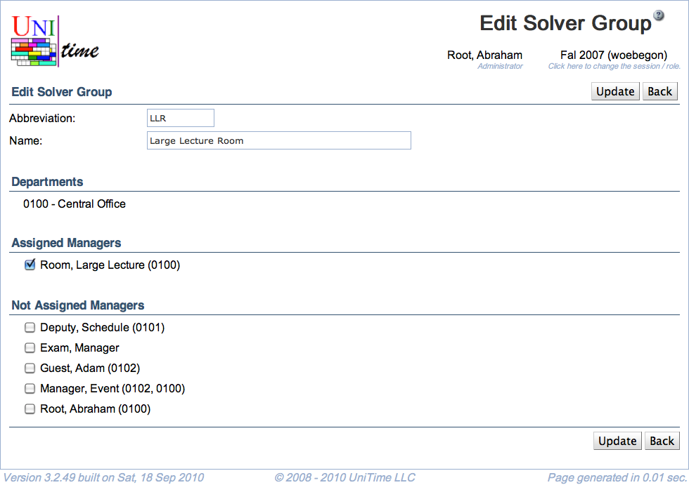 Edit Solver Group