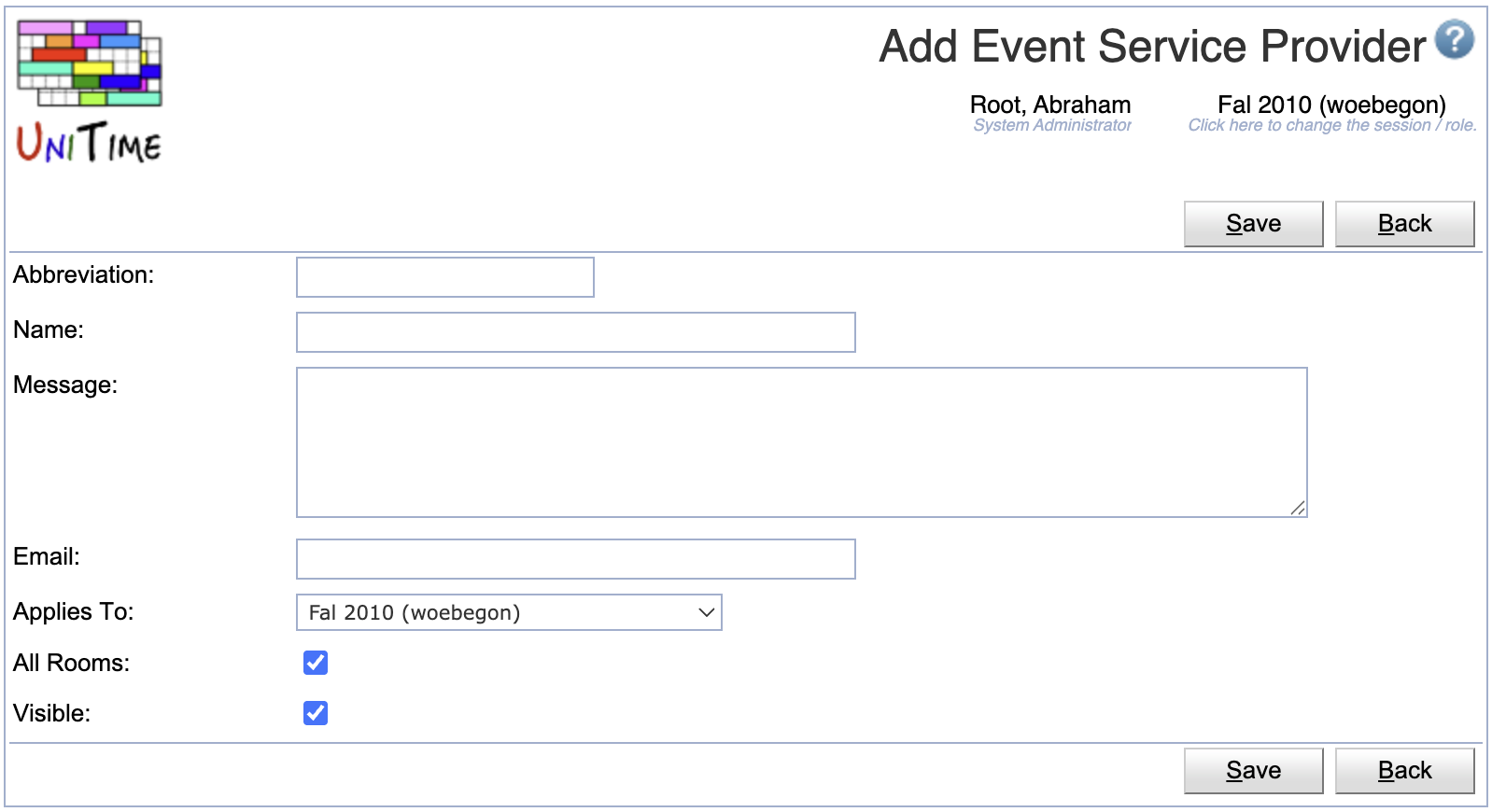 Event Service Providers