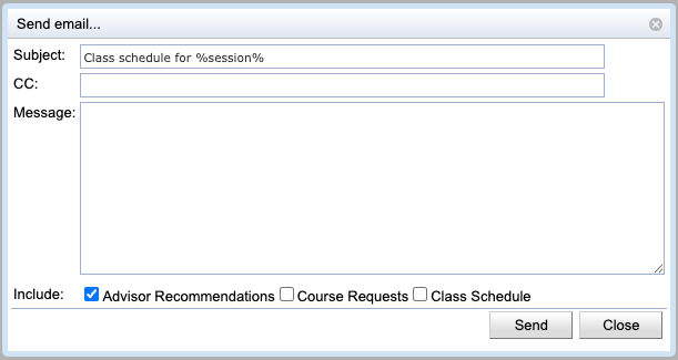 Classes for Student