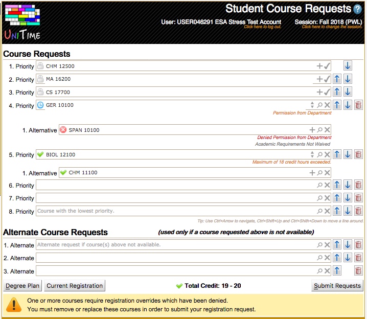 UniTime Course Requests User Manual