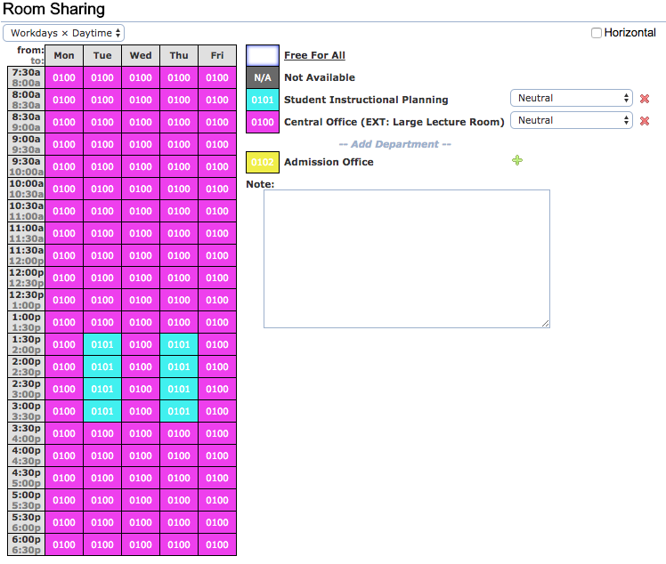 Course Timetabling Data Entry Manual