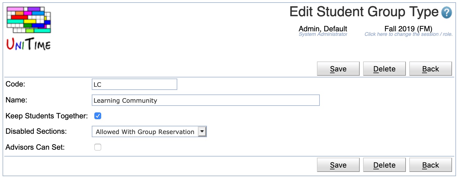 Managing Student Group Reservations